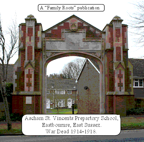 Ascham St. Vincent Preparatory School War Dead 1914 -1918. (digital)