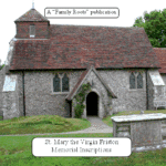 Friston St. Mary the Virgin Memorial Inscriptions. (digital)