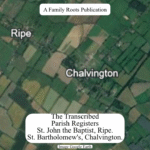 Ripe and Chalvington Parish Registers (digital)