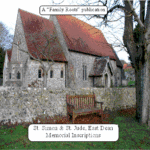 St. Simon & St. Jude East Dean Memorial Inscriptions (digital)